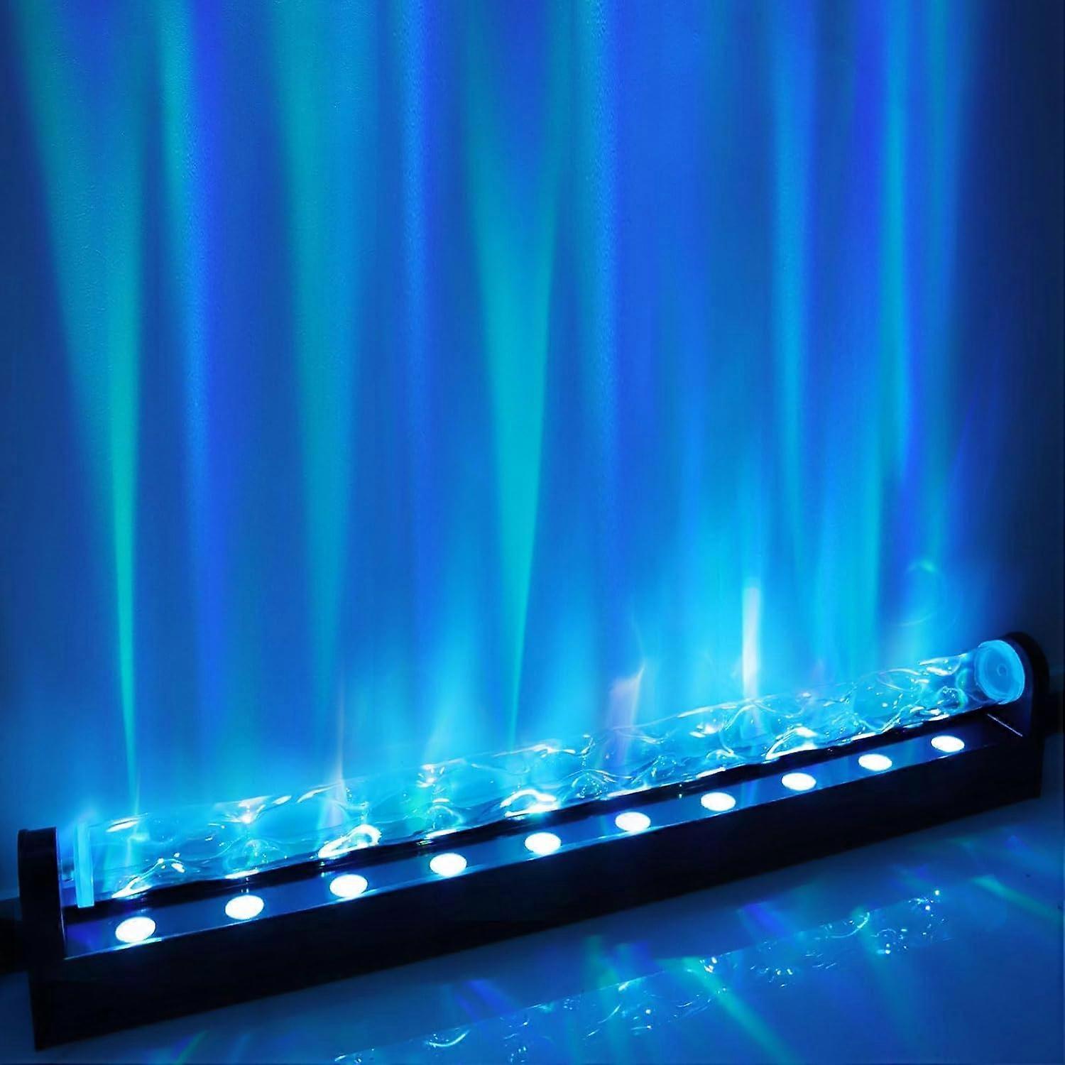 RGBW Wave Projector Light with Music Sync, 39.3' LED Wall Washer, App and Remote Control for Gaming Room