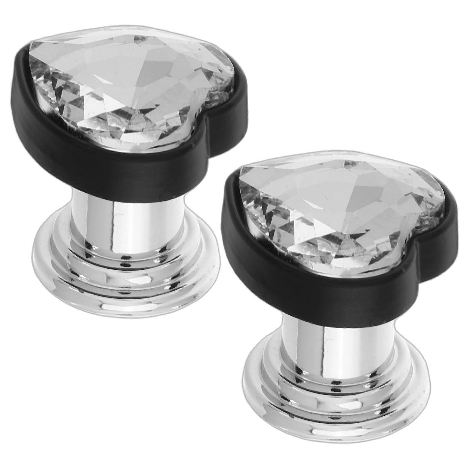 Toilet Push Button Helper with Heart Shape for Nail Protection 2Pcs Pack