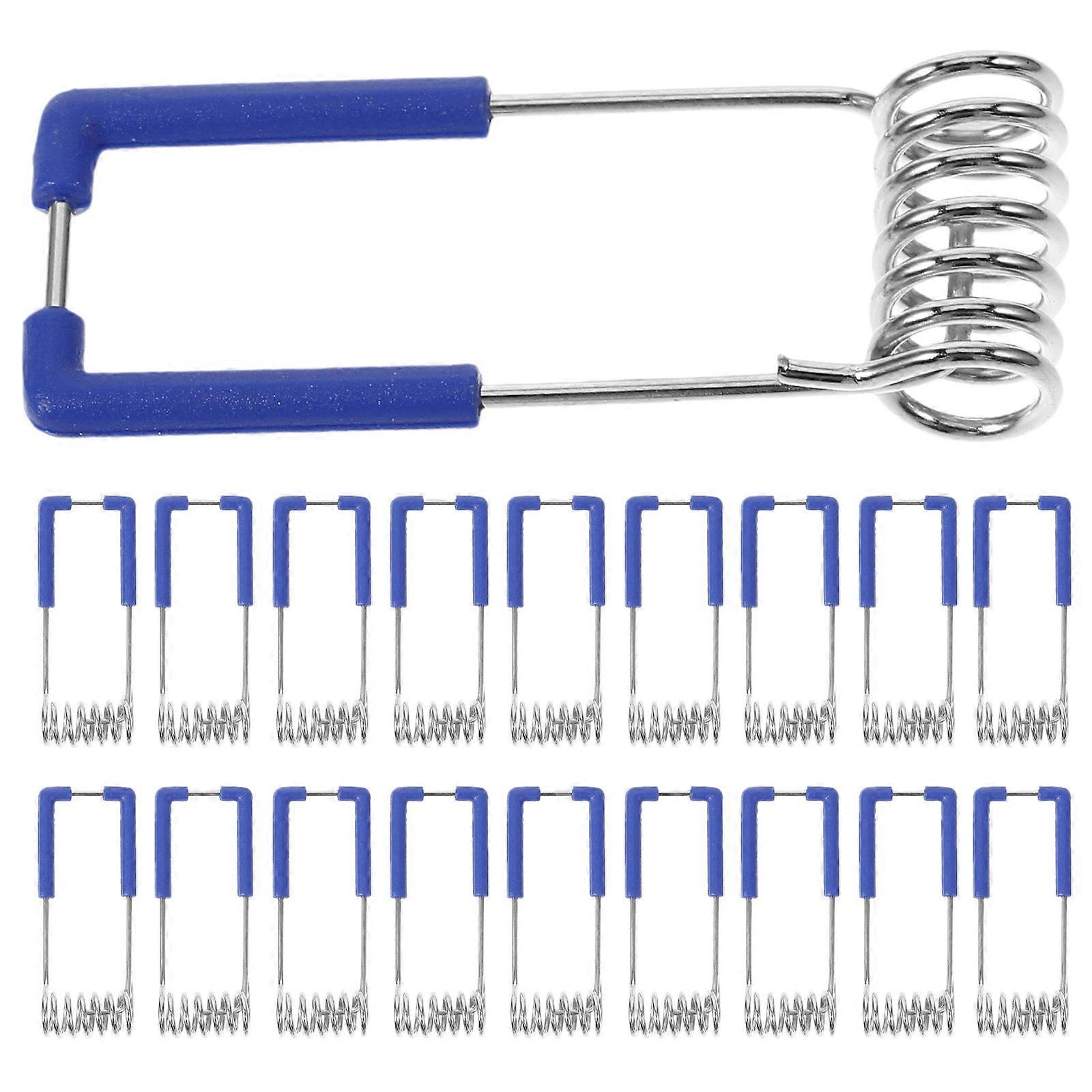 Light Securing Clips Fixed Spring Clip Pack with 100Pcs for Panel Lamp
