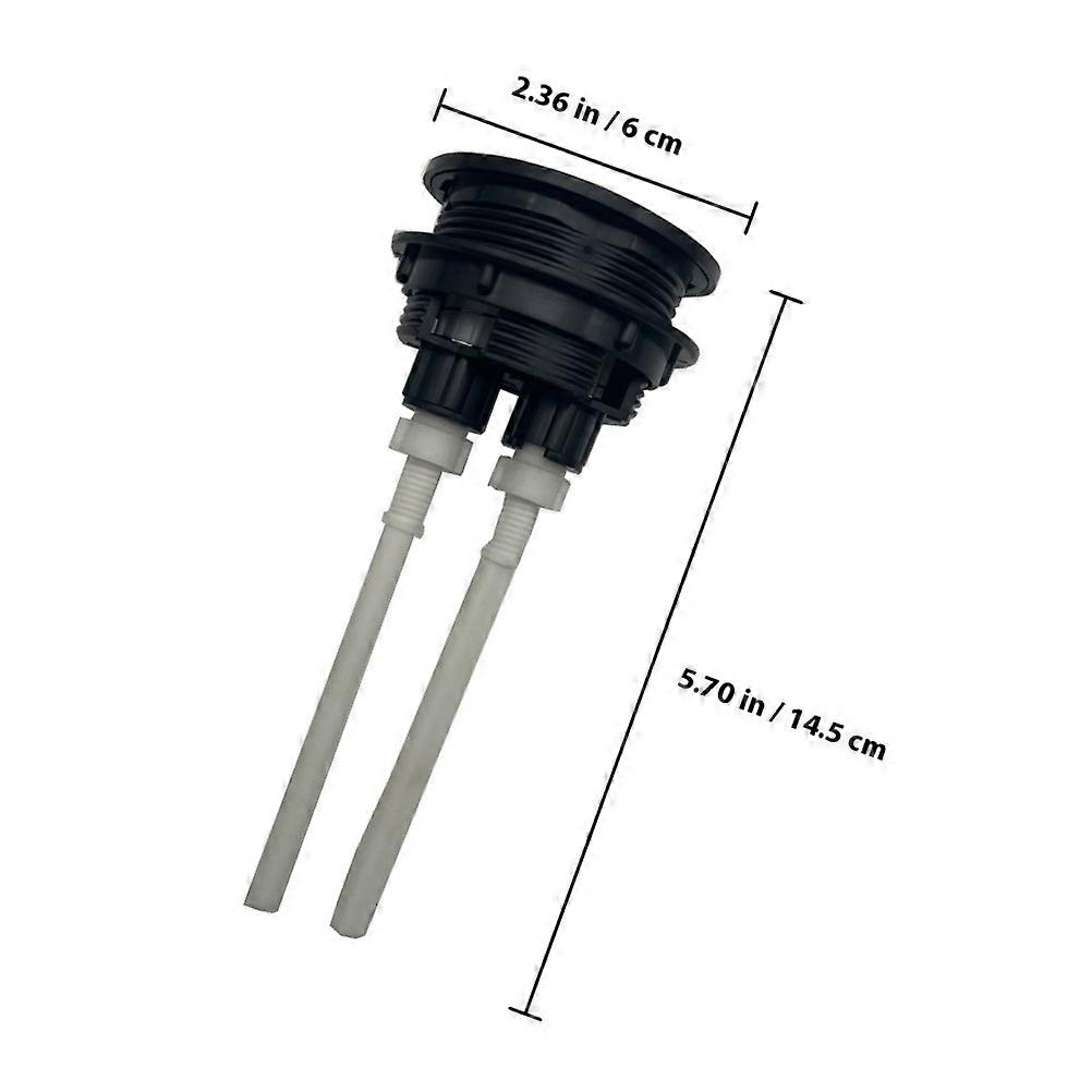 Toilet Push Button Water Tank Double Flush Button for 2Pcs