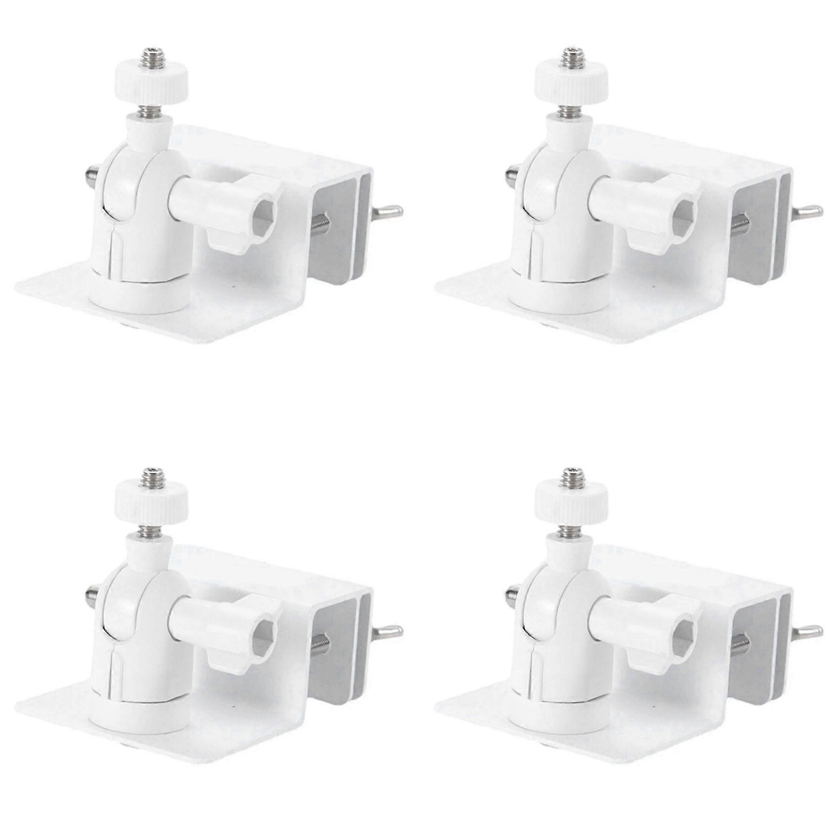 4X Special Monitoring Bracket for Rain Gutter Weatherproof Gutter Mount Bracket with Screw for Security Cameras