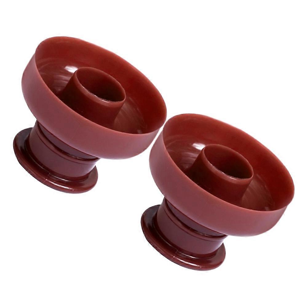 Donut Mold Round Donut Mold for Baking 2Pcs Light Brown Kitchen Tool