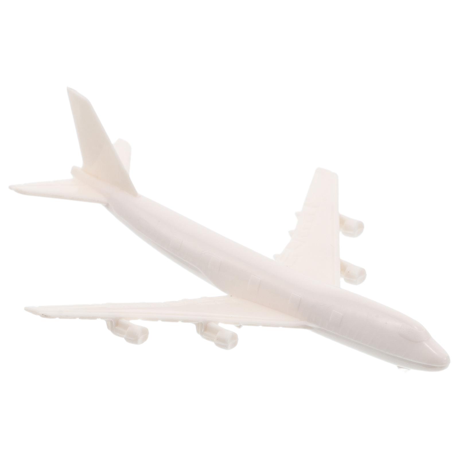 White Plastic Small Plane Model for Decoration Precision Sand Table City Planning Design