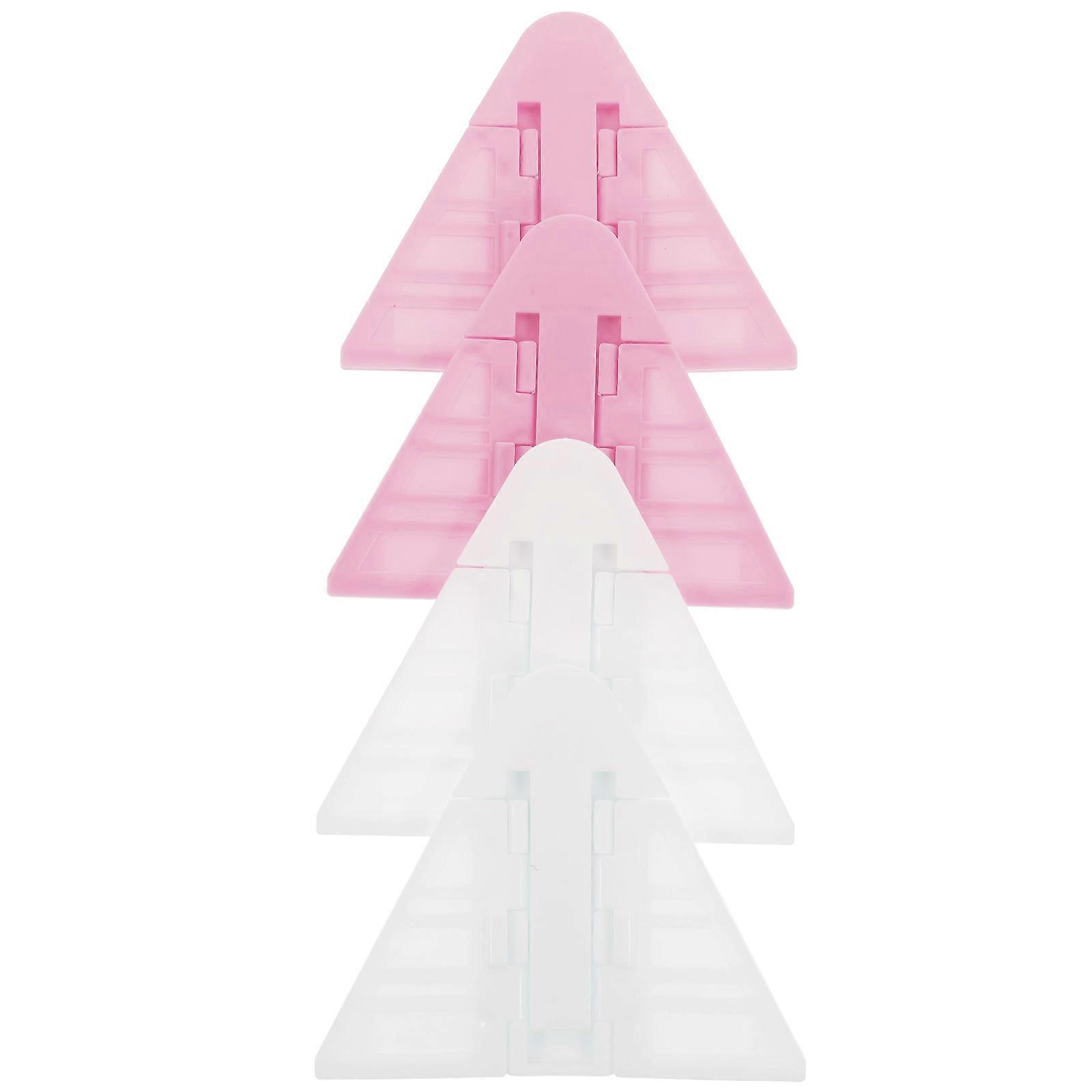 Hemoton 4pcs Sliding Door Locks for Baby Proofing Adhesive Security Window Locks