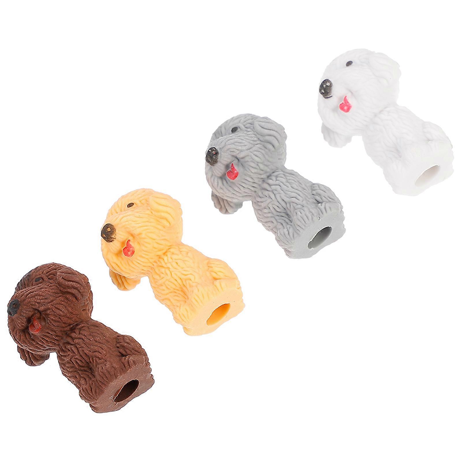 Pencil Eraser Dog Erasers for Students Use 20Pcs Shape Rubber Erasers