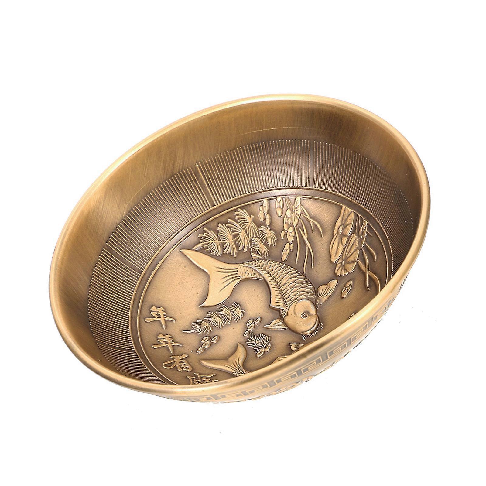 Retro Incense Burner Copper Buddhist Censer for Decor 1Pcs