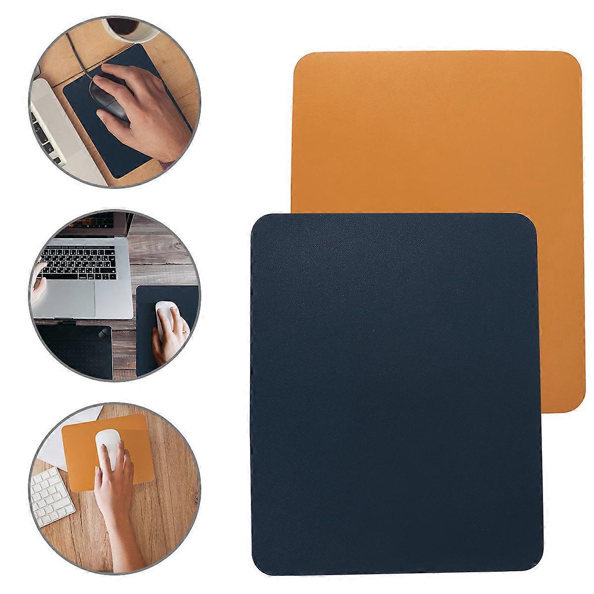 Mouse Pad Mouse Mat for Computer Use 2Pcs Waterproof Double-Sided