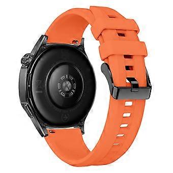 Correa de silicona de 22 mm con hebilla negra para Huawei Watch GT 6/5/4 46 mm/Samsung Galaxy Watch3 45 mm (Vert)