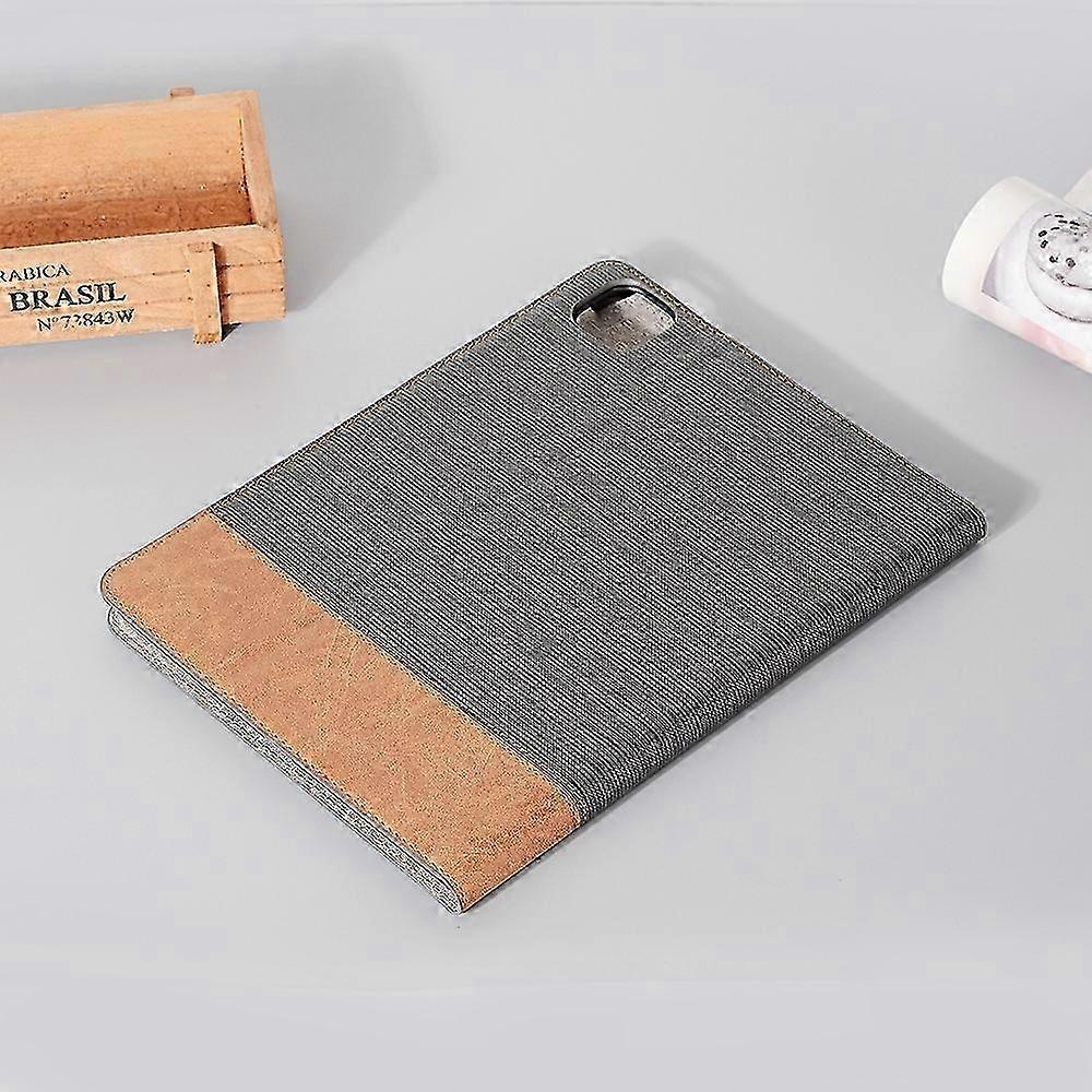 2026 Cross Texture Stitching Leather Tablet Case