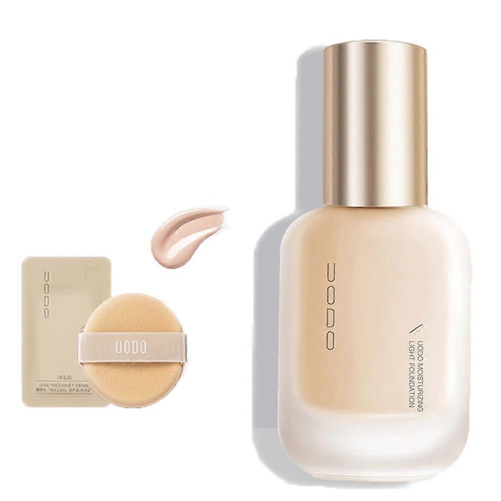 Long Lasting Matte Liquid Foundation C01 Natural with 4X Oil Control and Lightweight Coverage