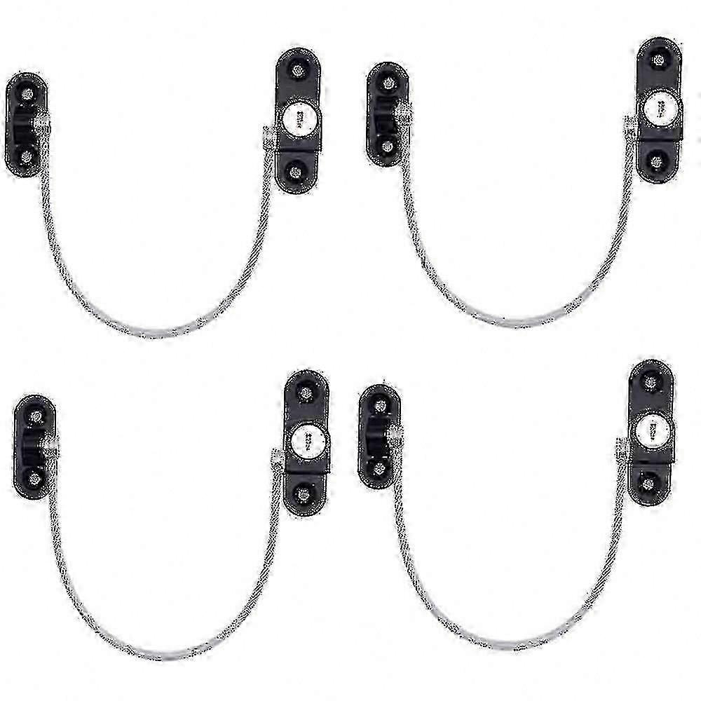 Adjustable Window Safety Locks for Home, 4 Pack Childproof Restrictors
