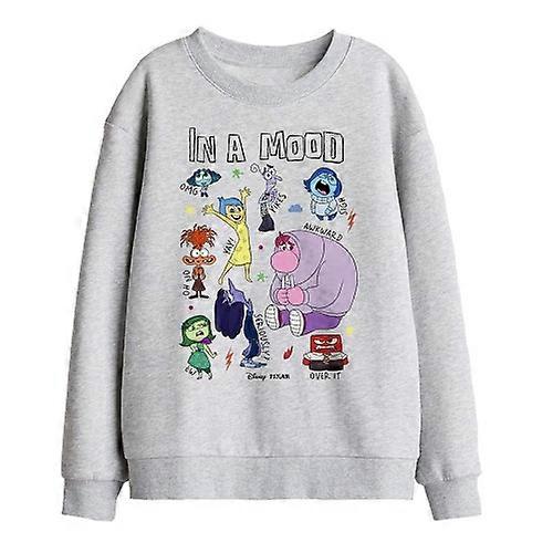 Inside Out 2 Childrens/Kids In A Mood Sweatshirt