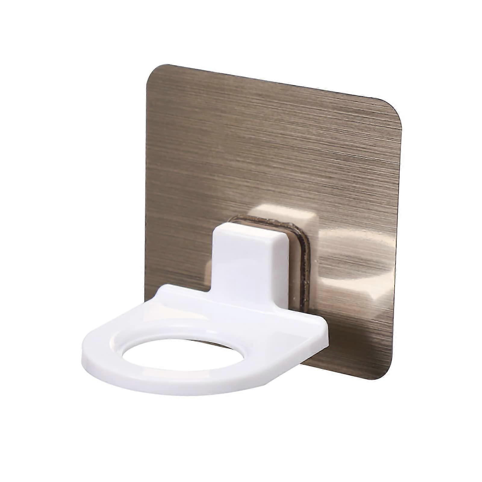 4PCS Shower Bottle Holder Wall Mounted Shampoo Rack SpaceSaving Adhesive Bathroom Hooks