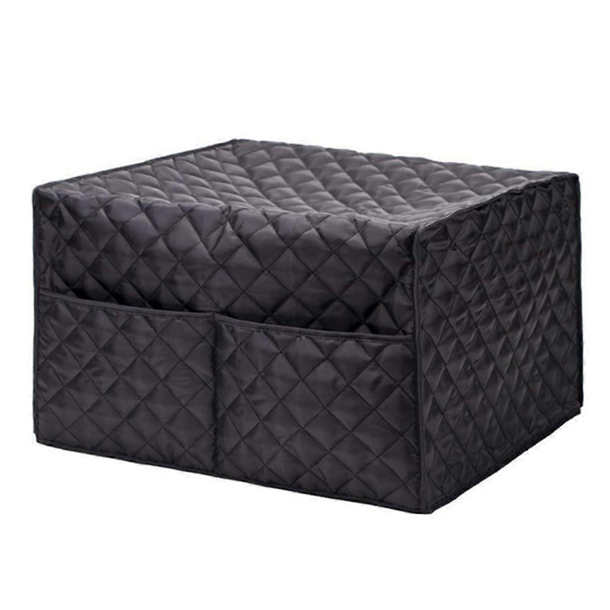 Microwave Oven Cover with Front Pocket Dustproof Stain Resistant Protector for Kitchen Appliances