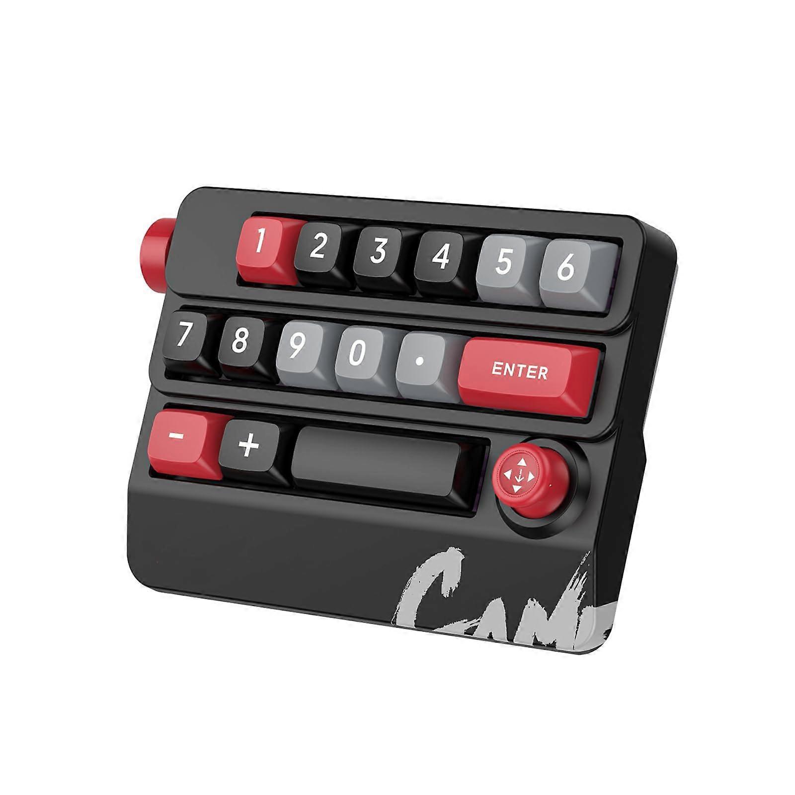 Hot Swappable Mechanical Gaming Keyboard with Programmable Keys for Enhanced Precision, Compact Black