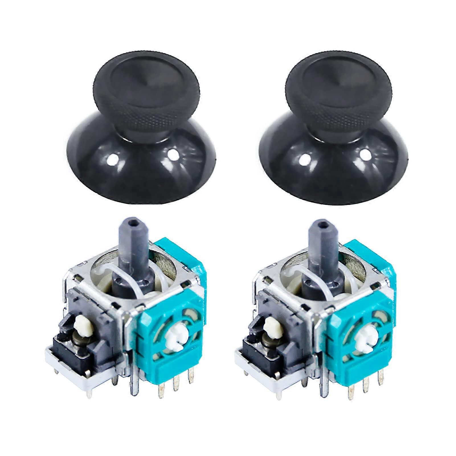 Joystick Replacement Kit with Ergonomic Grip for Xbox One Series S X Controller Drift