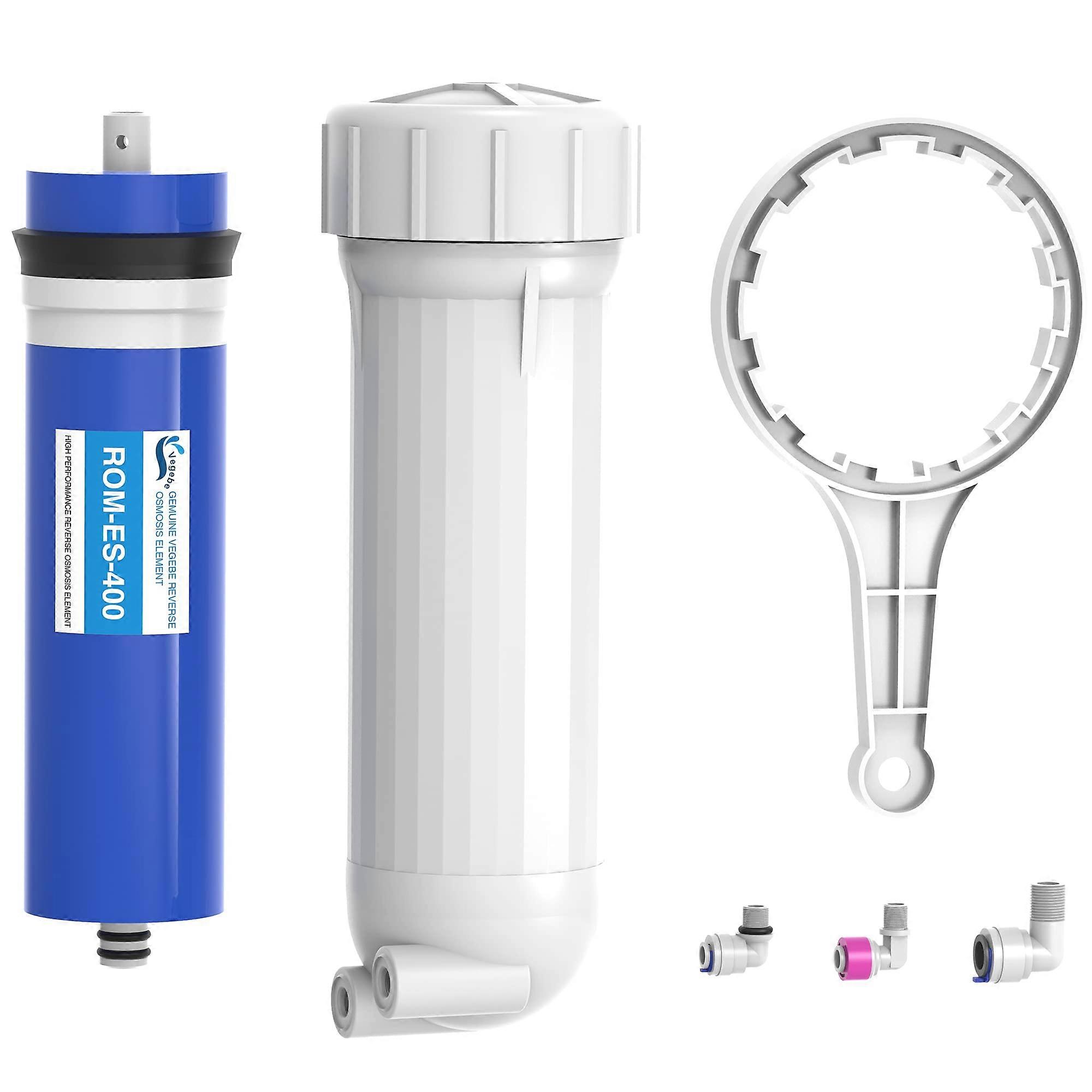 400 GPD RO Membrane Filter Replacement with Housing for Under Sink Reverse Osmosis Water System