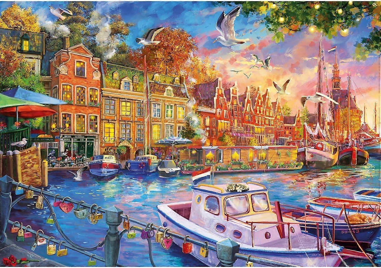 Gibsons Harbour Reflections Jigsaw Puzzle (500 Pieces)