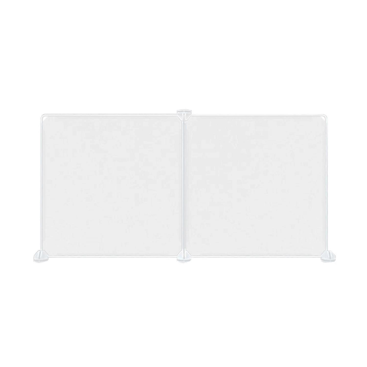 Partition Screen Transparent Removable Resin Table Clear Board for Kids