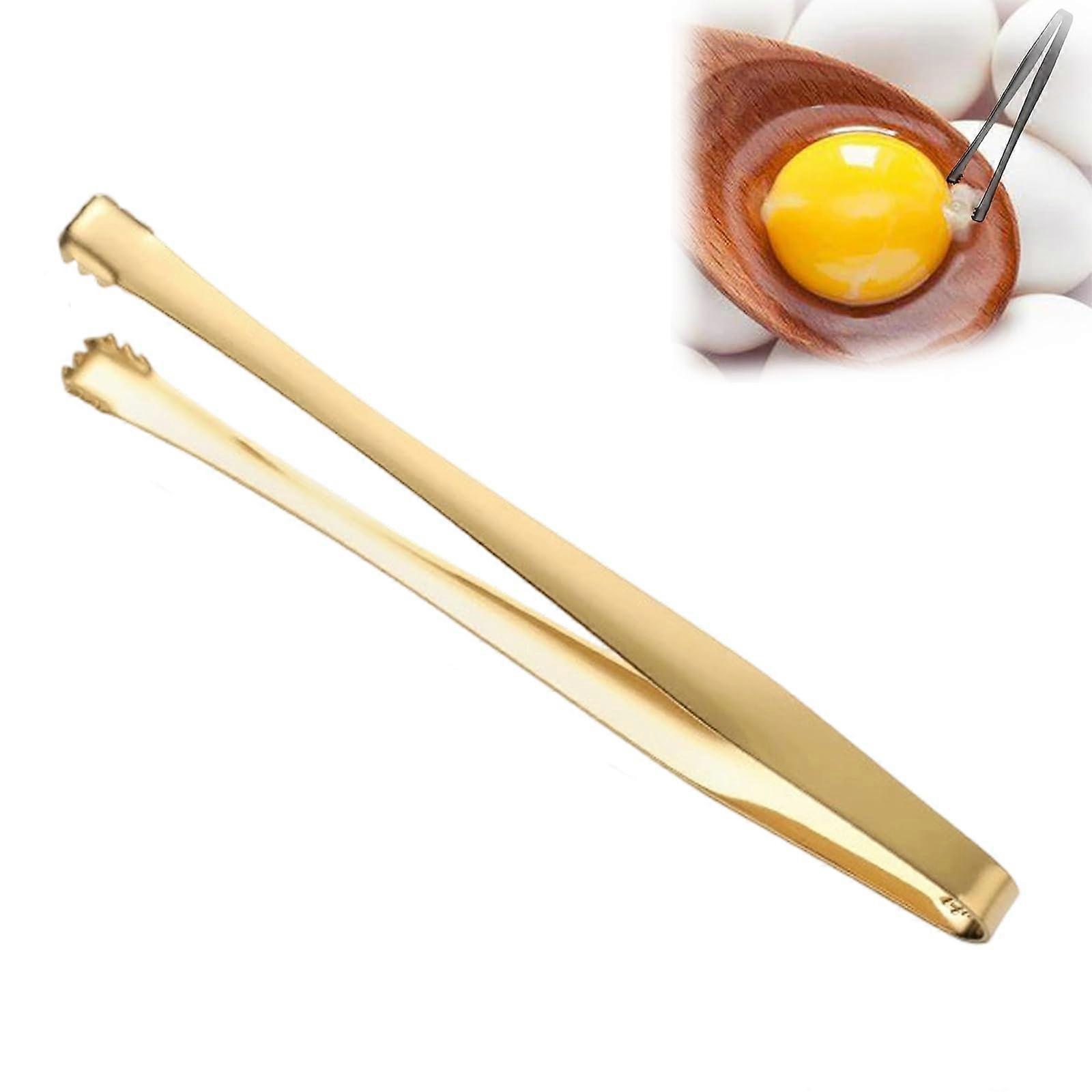 Egg Chalaza Remover Tongs, Precise Egg Yolk Removal Tool for Baking and Kitchen, 2 Pcs