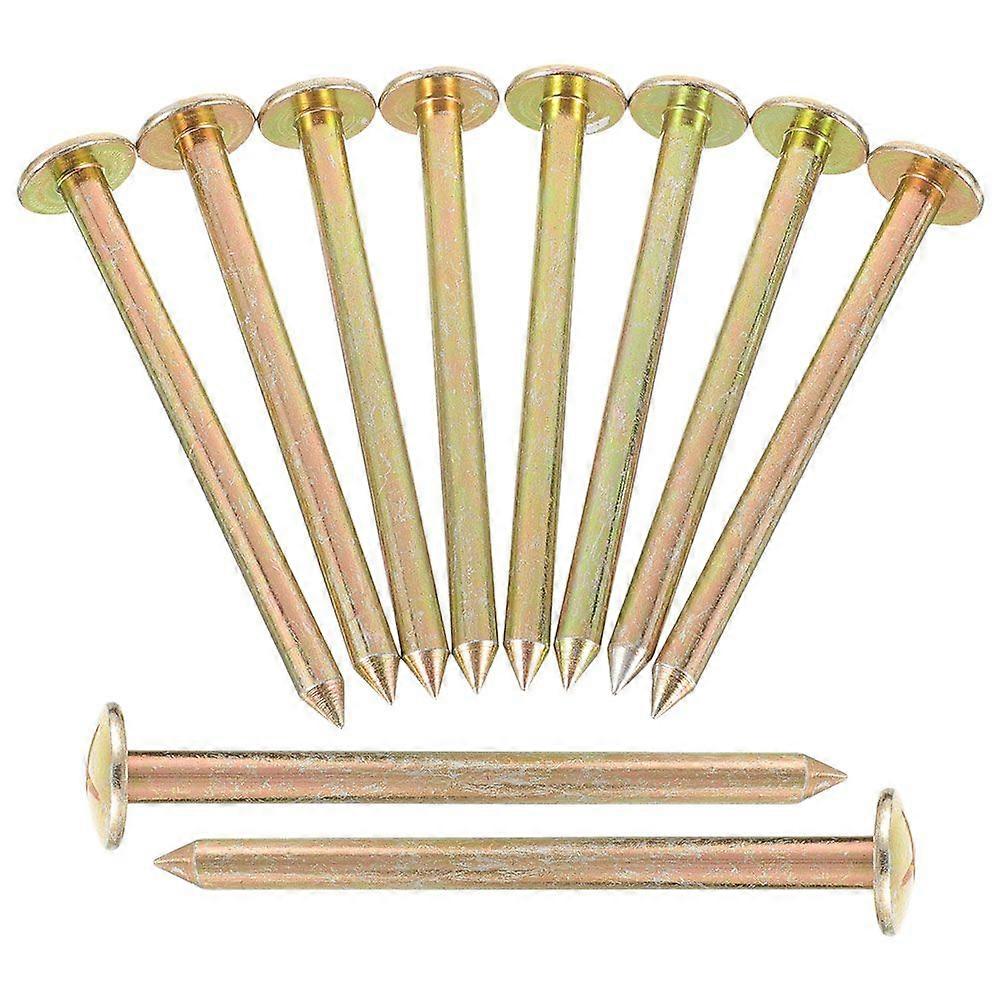 10pcs Survey Nails For Accurate Measurement Multi-Functional Survey Marker Stakes For Control Points Level Points And Observation