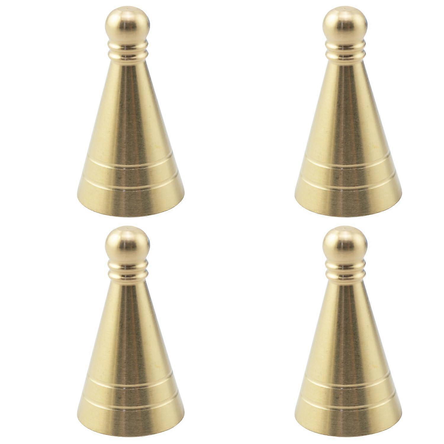 4PCS Brass Incense Burner Mold Set for DIY Relaxing Incense Making, Durable and Reusable Tools