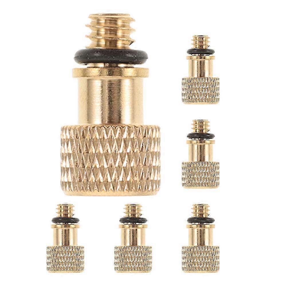 Adapter van puur koper voor fietspompen (6 stuks)