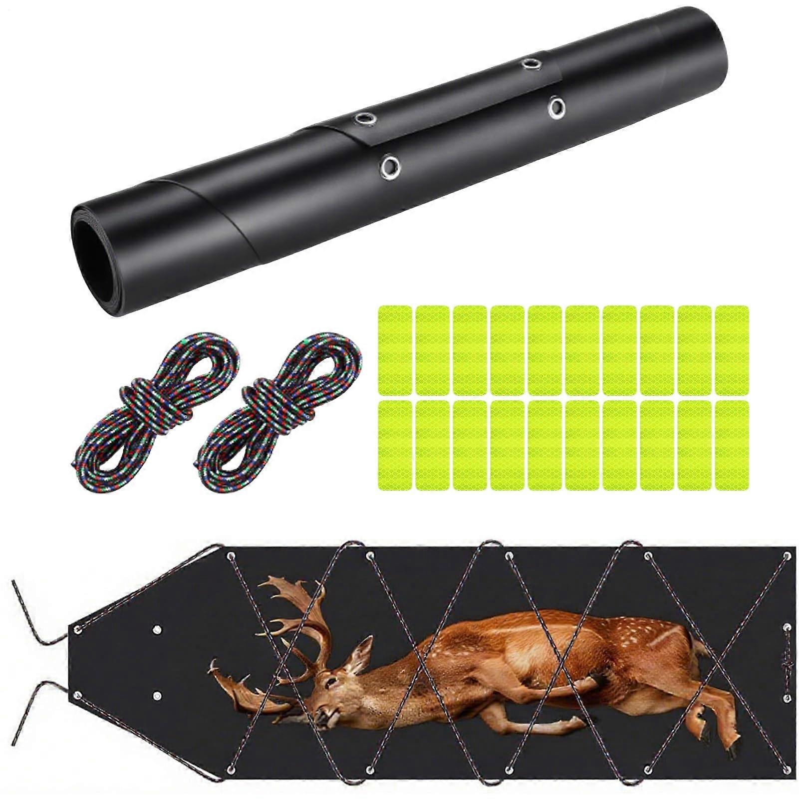 Heavy Duty Snow Sled with Rope for Ice Fishing, Hunting and Gardening, MultiPurpose Outdoor Use