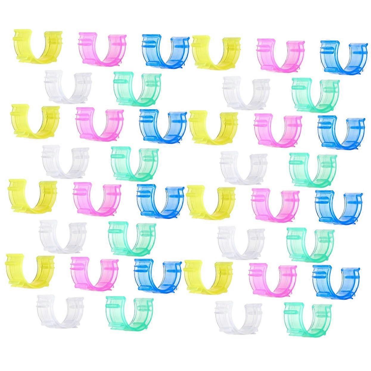 100pcs Bobbin Clips for Sewing Spools Organizer Tool, Prevent Thread Tangles, Secure Elastic Grip