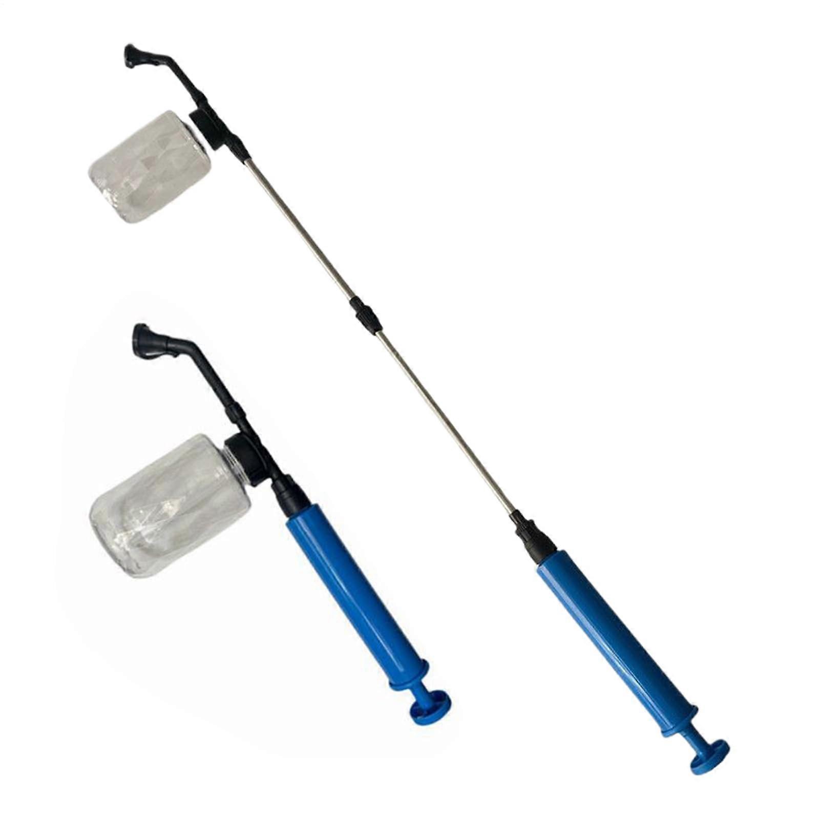 Fruit Tree Pollination Tool with Adjustable Telescopic Pole, 93cm Syringe for Even Pollen Distribution