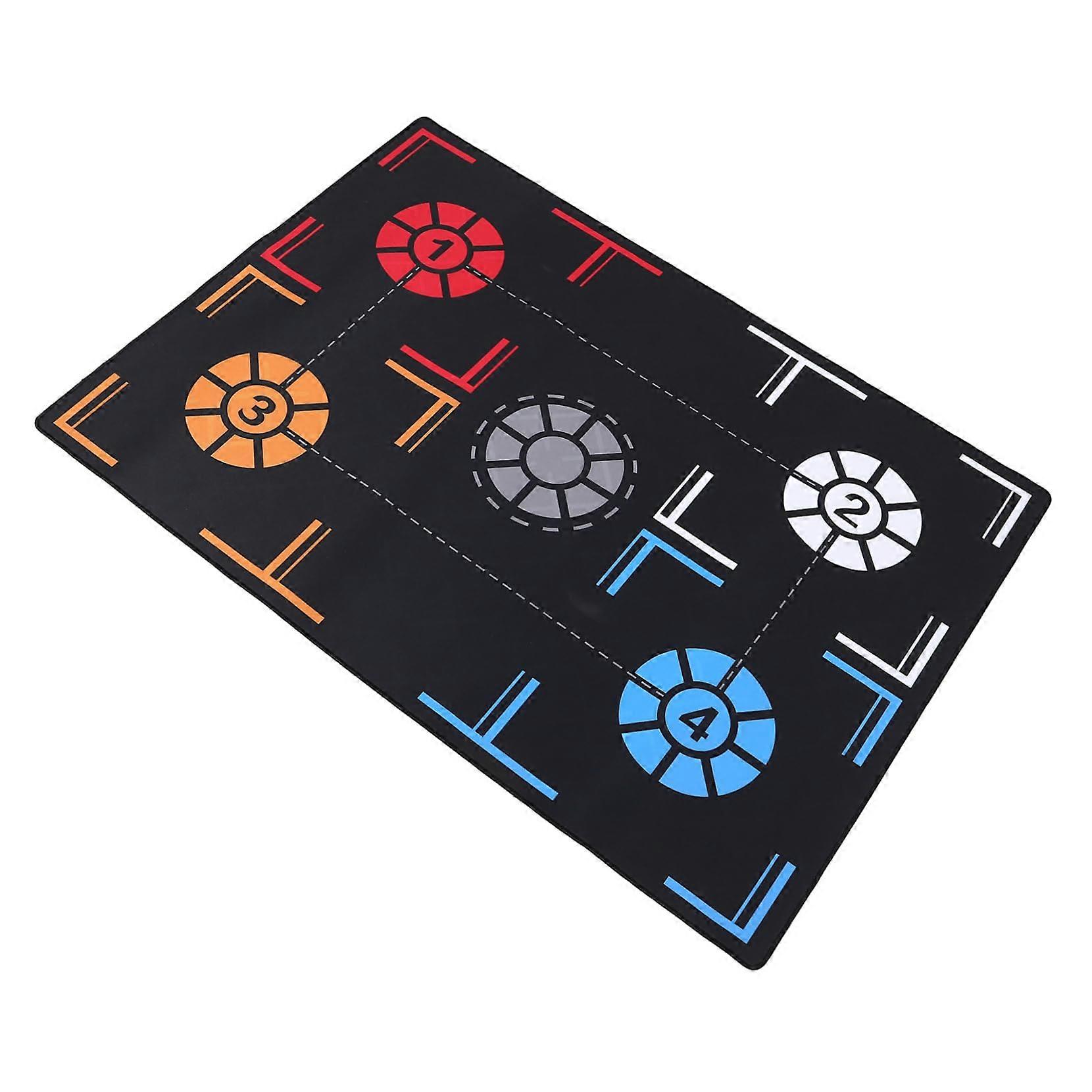 Basketball Training Mat Shock Absorbing Durable Rubber for Indoor Footwork and Agility Practice