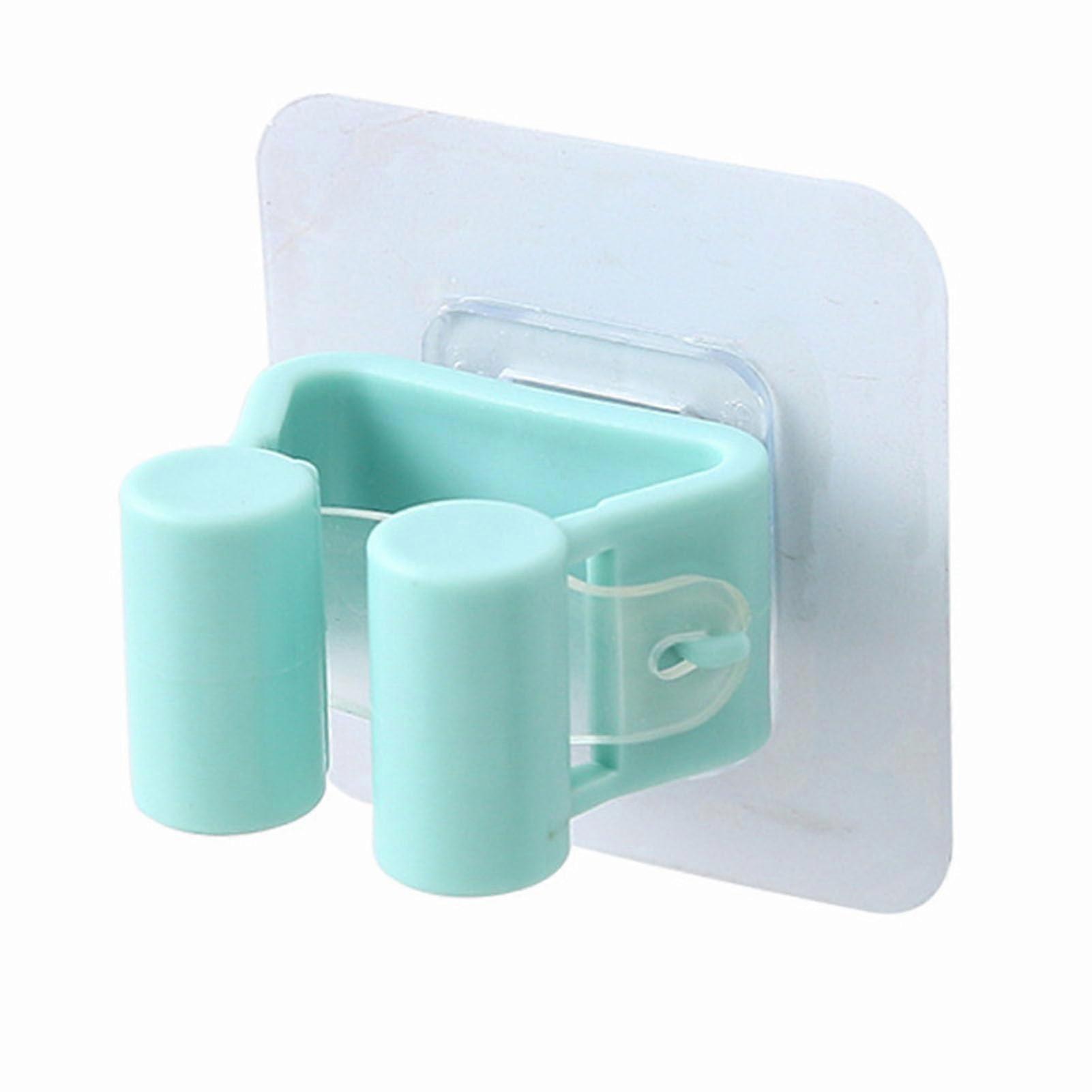 Mop and Broom Holder Wall Mounted NoDrill Space Saving Organizer for Bathroom Kitchen Garage