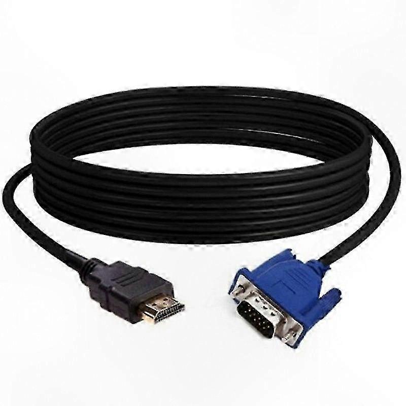 HDMI to VGA Adapter Cable for Monitors - o Visual Cables & Converters
