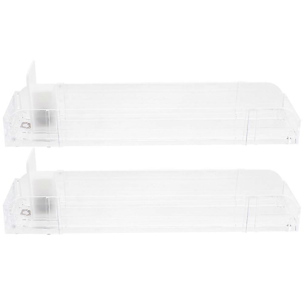 Transparent Acrylic Display Rack for Shop with 2Pcs Auto Pusher