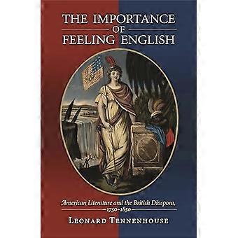 Englannin tunteen tärkeys: amerikkalainen kirjallisuus ja brittiläinen diaspora, 1750-1850