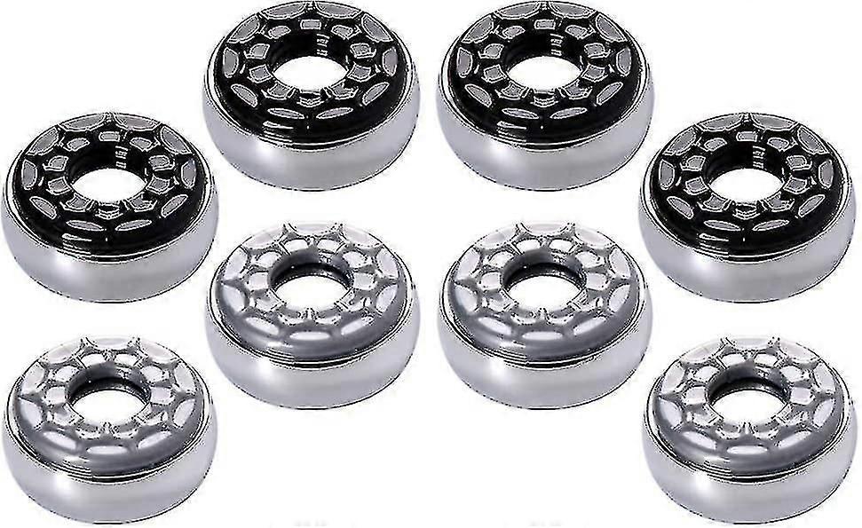 Shuffleboard Puky 2-1/8"(53mm), sada 8 (šedá a černá)