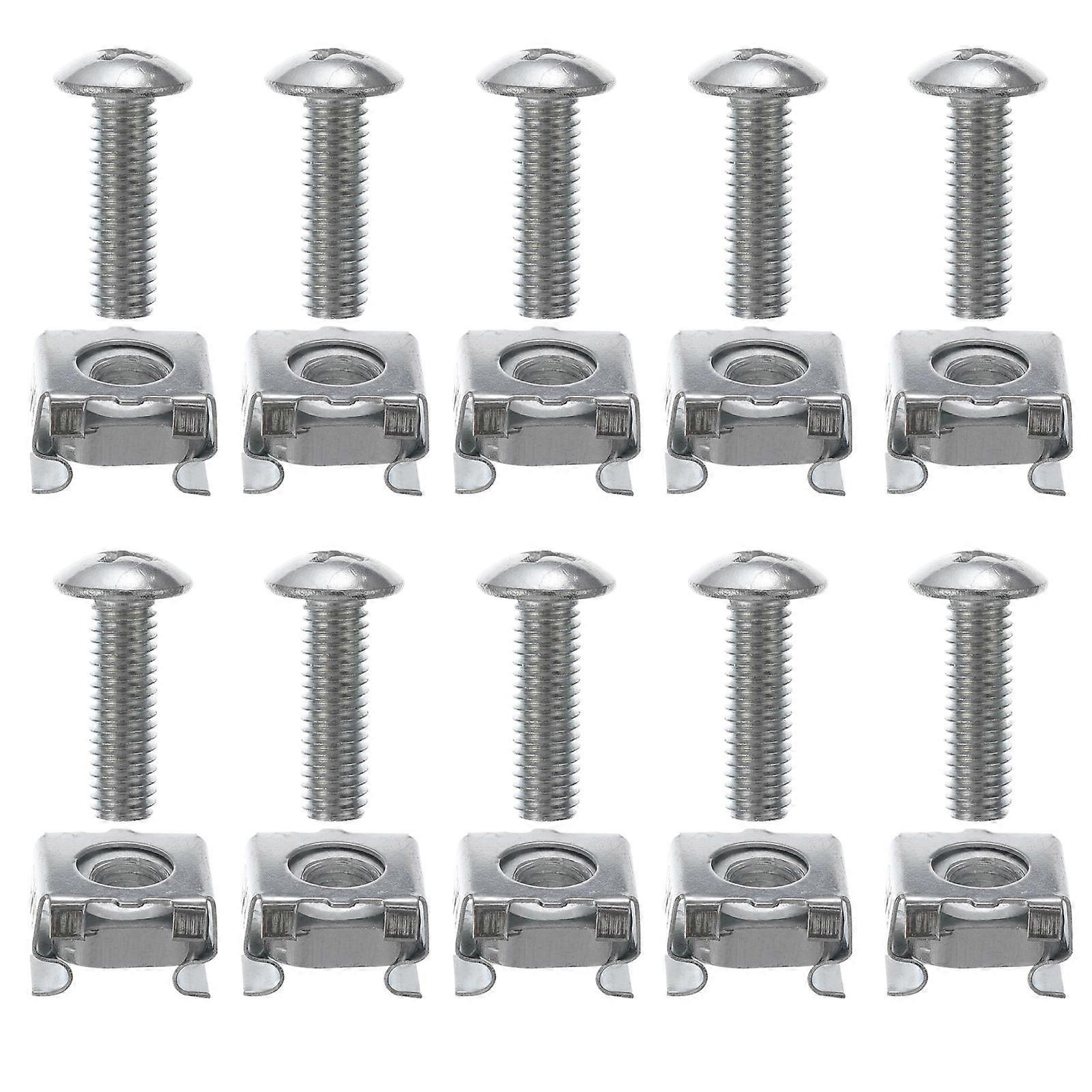 Network Rack Screws Cage Nuts for 200Pcs Server Cabinet Installation