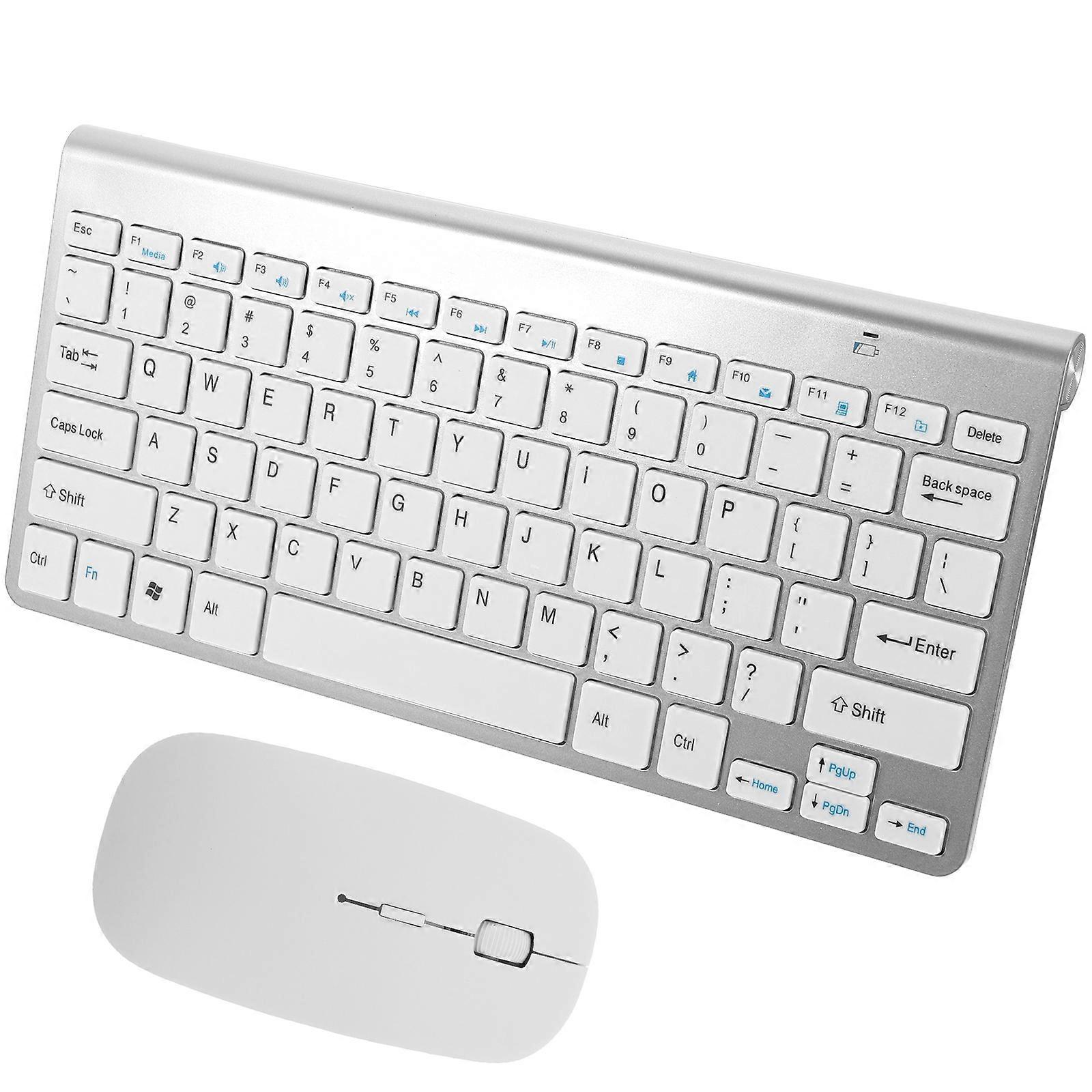 1 Set Wireless Keyboard Mouse Combo Plug and Play Multimedia Keyboard PC Mouse
