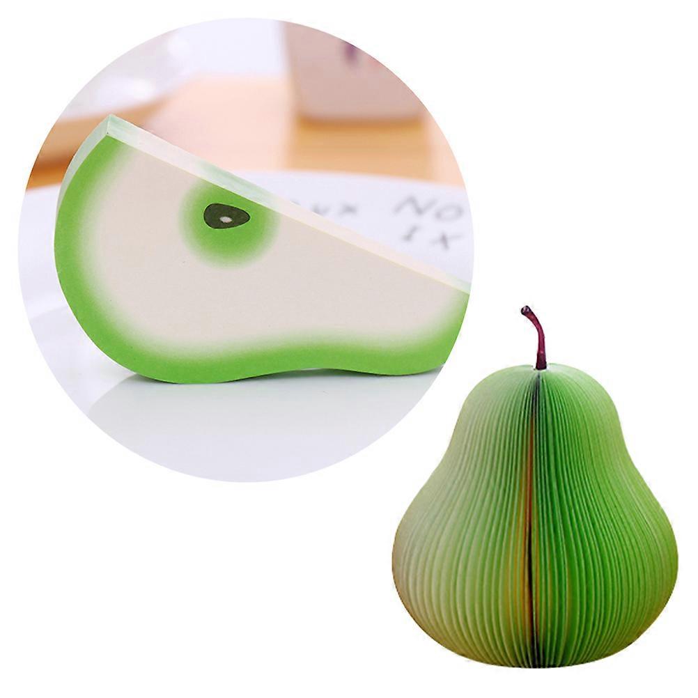 Fruit Self- Notepads for Writing Use Green Paper Notes