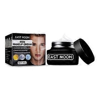 East Moon Men's Natural Makeup Cream, Light Makeup Concealer, Acne Marks, Skin Blemishes, Hydrating And Moisturizing, Lazy Beauty Cream