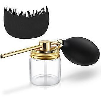 Haarverdichtungs-Faserspray mit Haaransatz-Optimierer, Haarfaserspray für Haarverdichtung, tragbares Faserpulver mit Düse, Haaransatz-Verdichtungspulver A