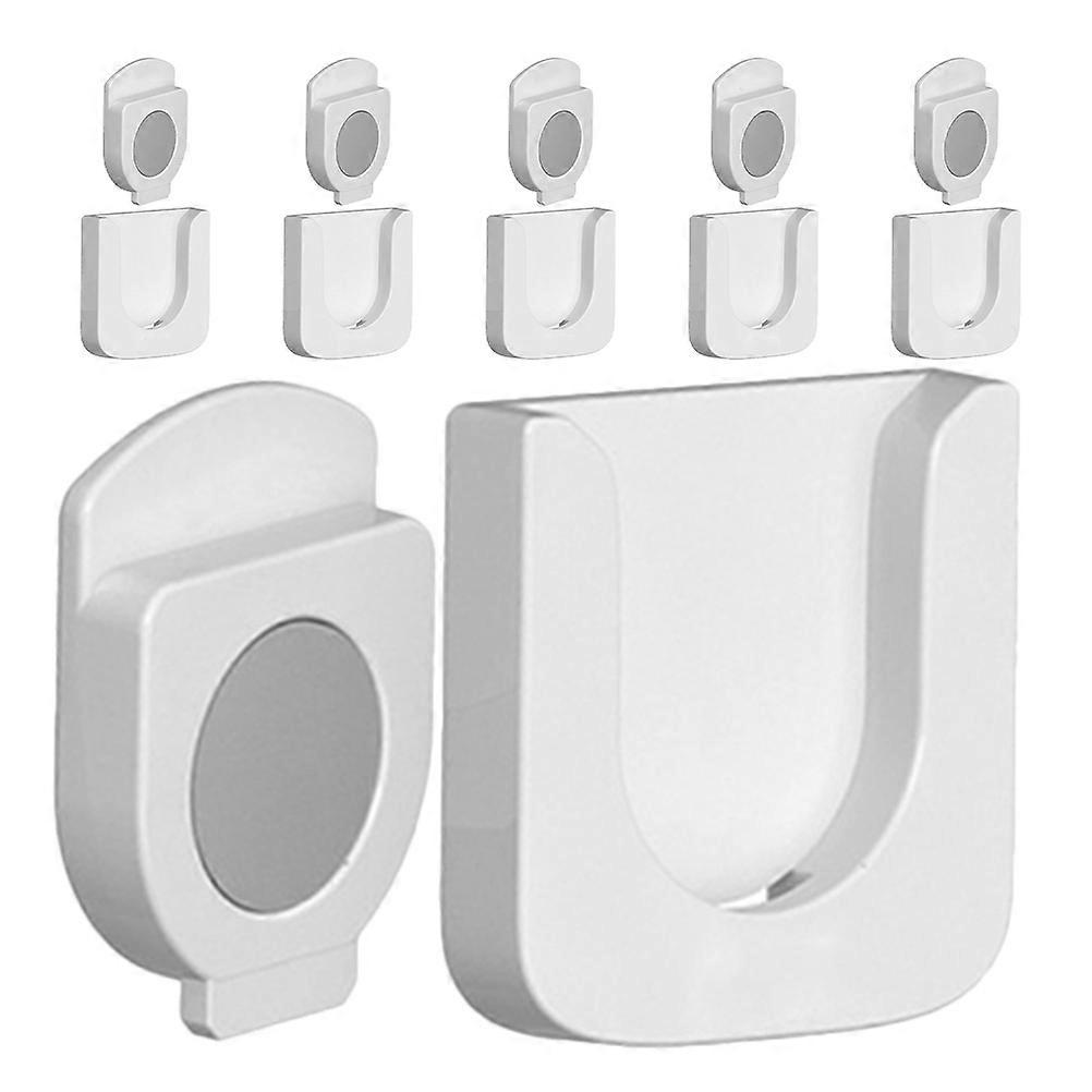 6 Sets Wall Mounted Magnetic Remote Control Rack Remote Control Storage Organizer