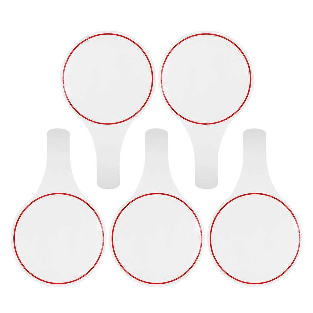 Writable White Judges Scoreboards for Auctions 20Pcs Set