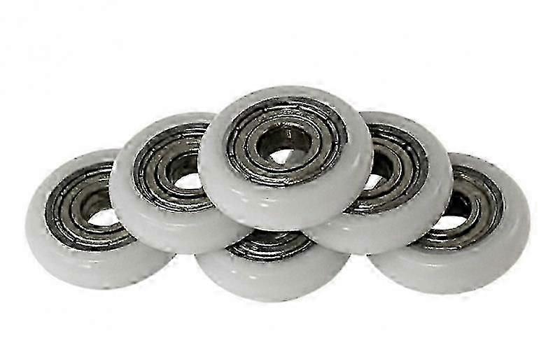 Duschtürrollen, Durchmesser 17,7 mm, 8er-Set