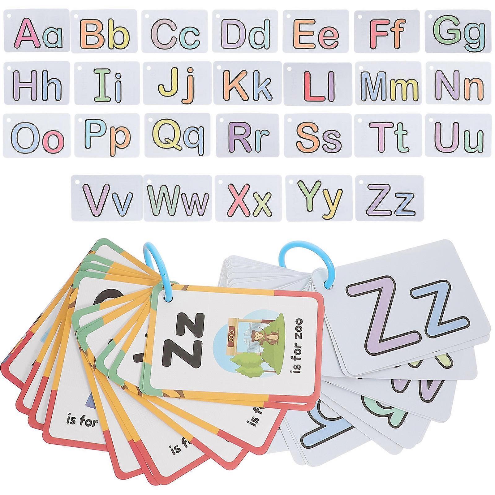 Phonics Flash Cards Educational Toy for Kids Learning 2Sets
