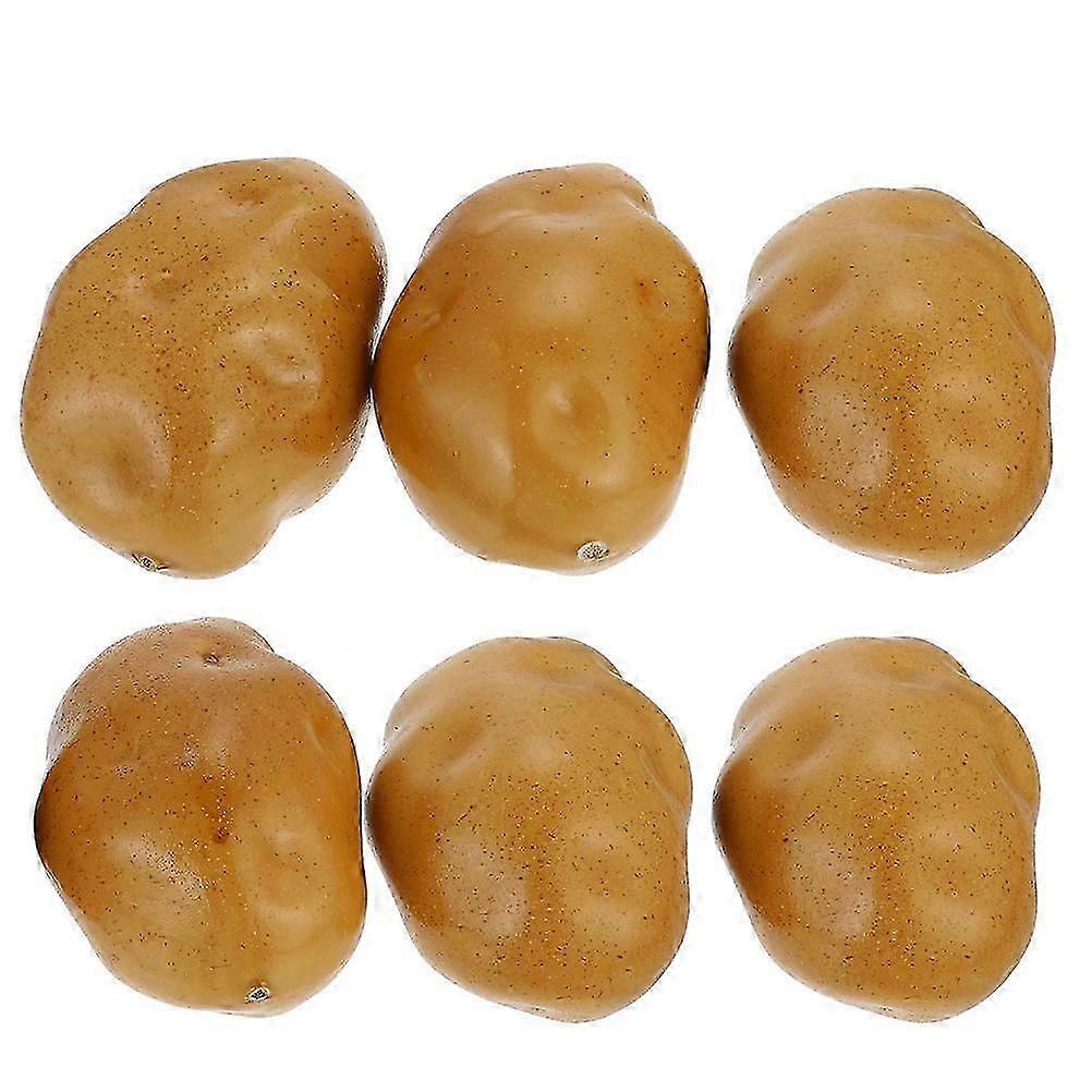 Simulated Potato Models, 12Pcs, Assorted Colors, for Home Kitchen Decor