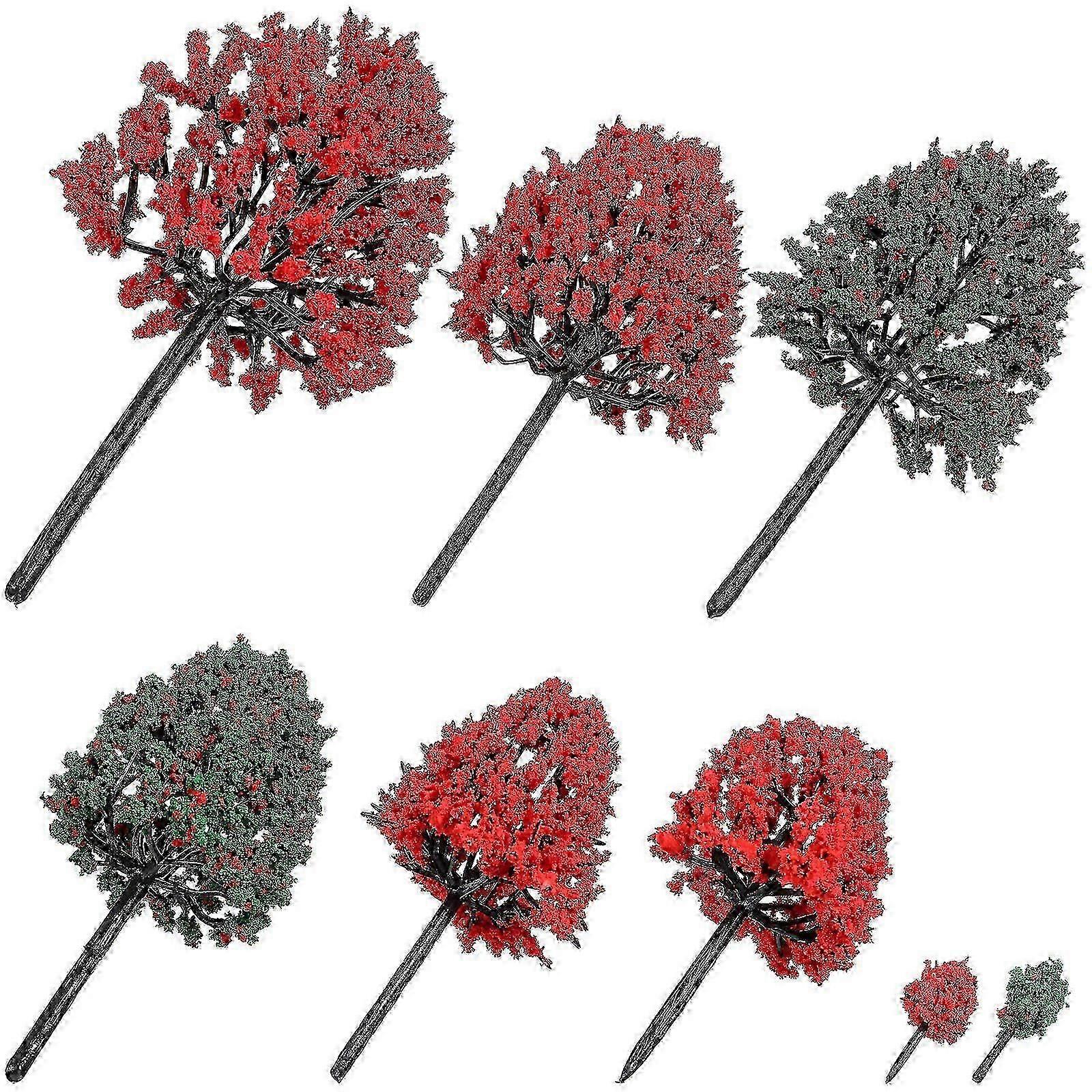 DIY Model Trees Plastic Model Building Trees for Craft 38Pcs Collection