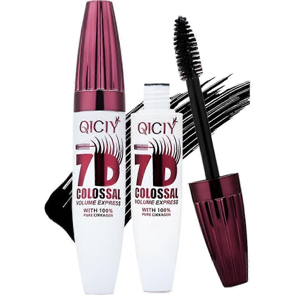 Mascara waterproof QICIY 7D : formule volume, courbure et allongement des cils