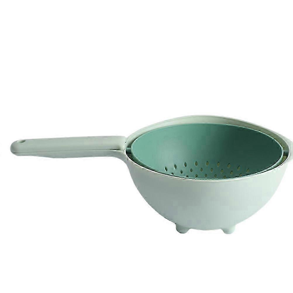 Basket Kitchen Double Layer Drain Basket For Indoor Kitchen Use Filtering 1Set