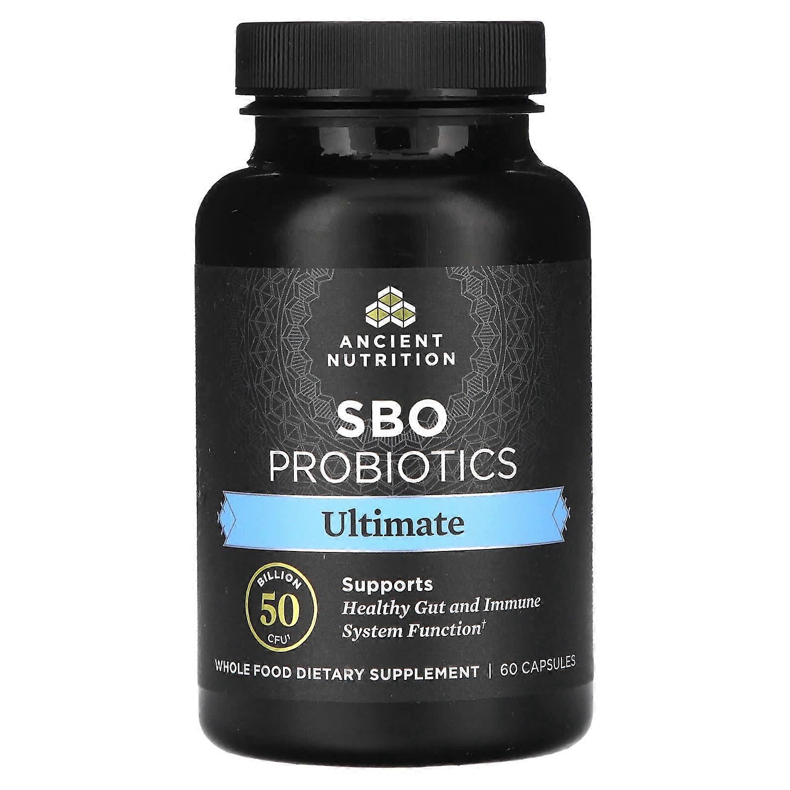 Ancient Nutrition, SBO Probiotics, Ultimate, 50 Billion CFU, 60 Capsules